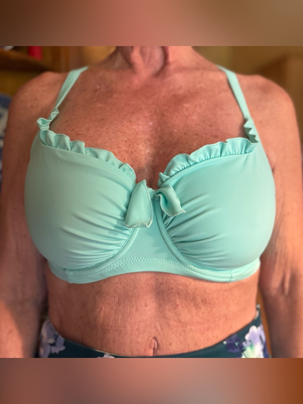 Women’s Pour Moi Mint Green High-Waist Bikini Set - Picture 8 of 9